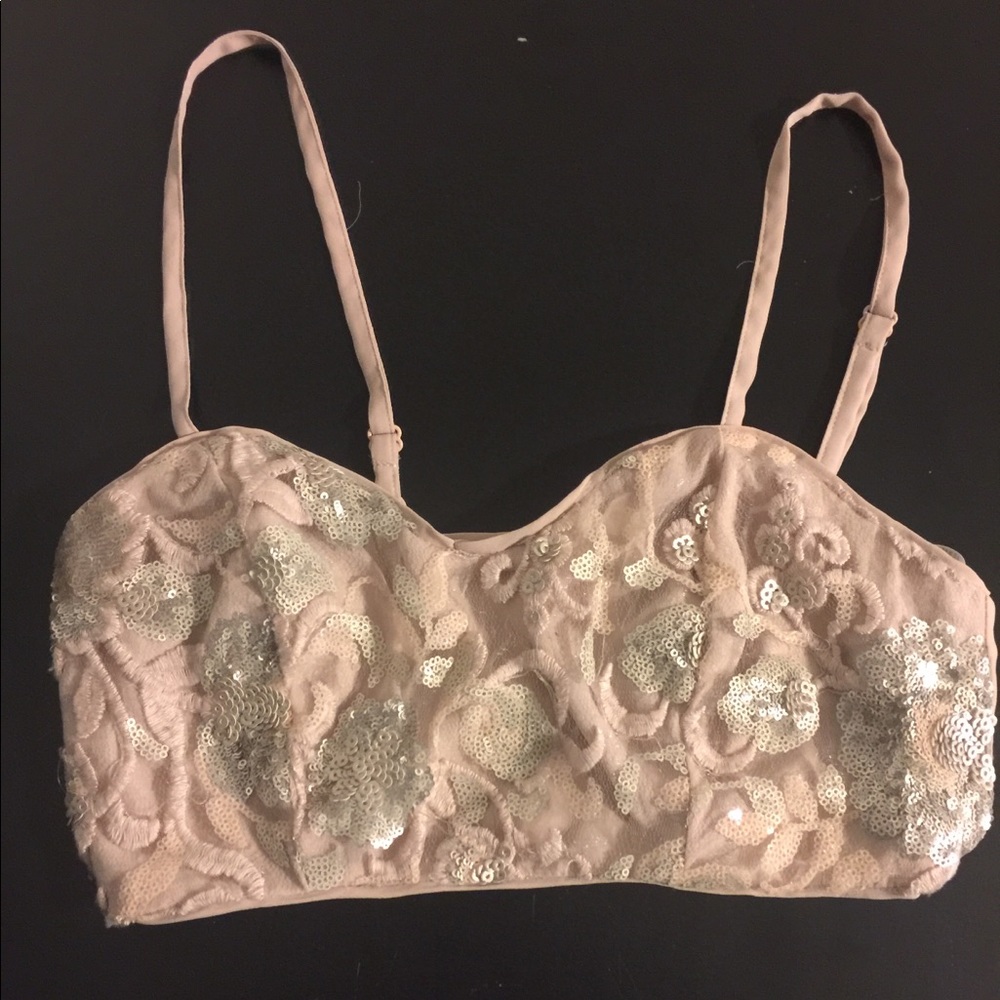 Sequined bralette
